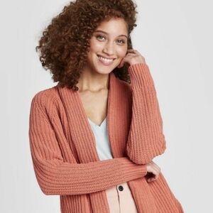 New Day Coral Sweater, NWT